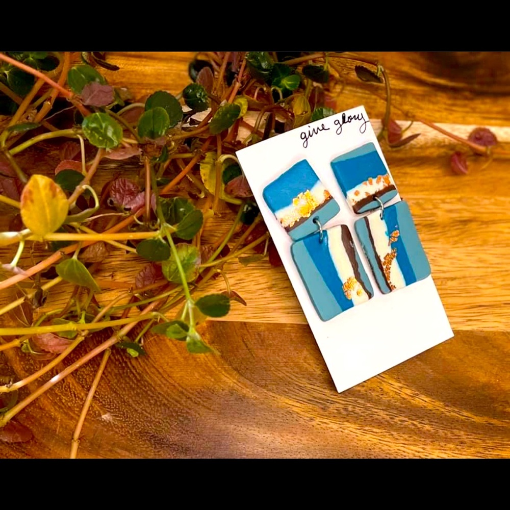 Clay earrings
